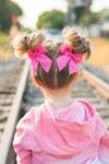 3" Trendy Hair Bows - MANY COLORS!! - Sparkle in Pink