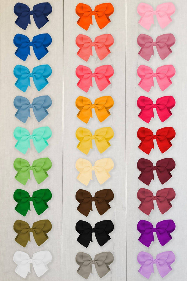 6" LARGE Boutique Bows- MANY COLORS! - Sparkle in Pink