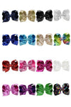 7" Jumbo Sequin Bows - MANY COLORS! - Sparkle in Pink