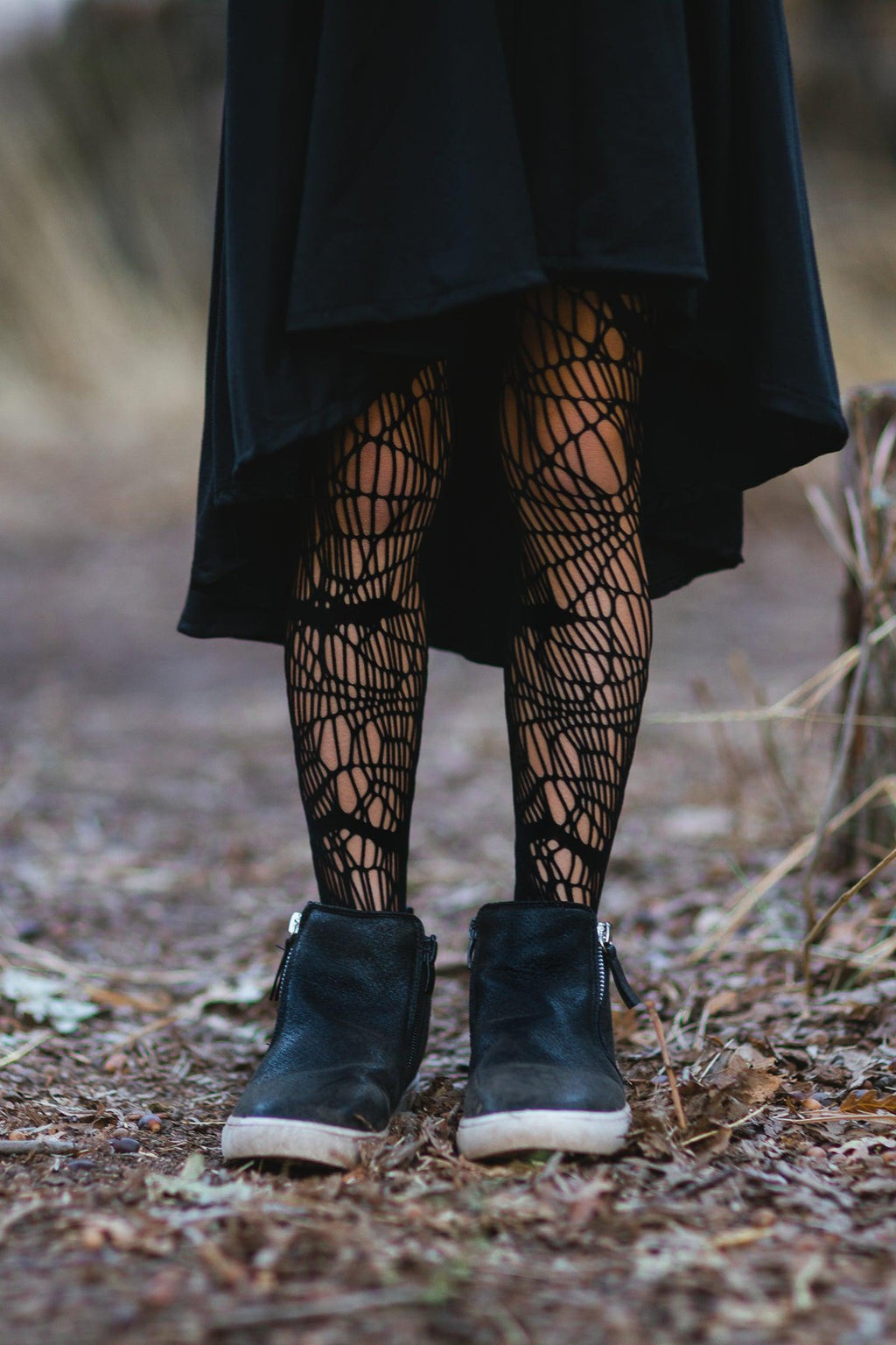 Black Vampire Queen Tights - Sparkle in Pink