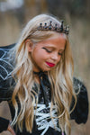 Black & Gold Vampire Queen Tiara - Sparkle in Pink