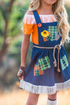 Scarecrow Costume - 5 Piece Set - Sparkle in Pink
