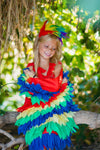 Rainbow Parrot Costume - 3 Piece Set - Sparkle in Pink