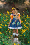 Scarecrow Costume - 5 Piece Set - Sparkle in Pink