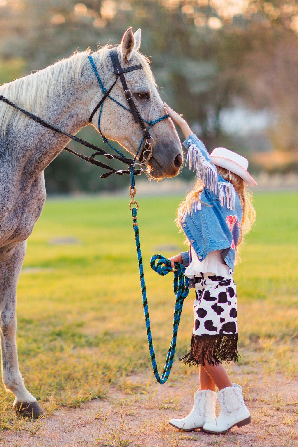 Cowgirl Costume - 3 Piece Set - Sparkle in Pink