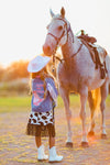 Cowgirl Costume - 3 Piece Set - Sparkle in Pink