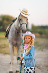 Sequin Star Cowgirl Hat - Sparkle in Pink