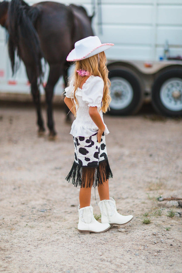 Cowgirl Costume - 3 Piece Set - Sparkle in Pink