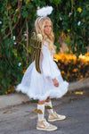 Angel Costume - 4 Piece Set - Sparkle in Pink