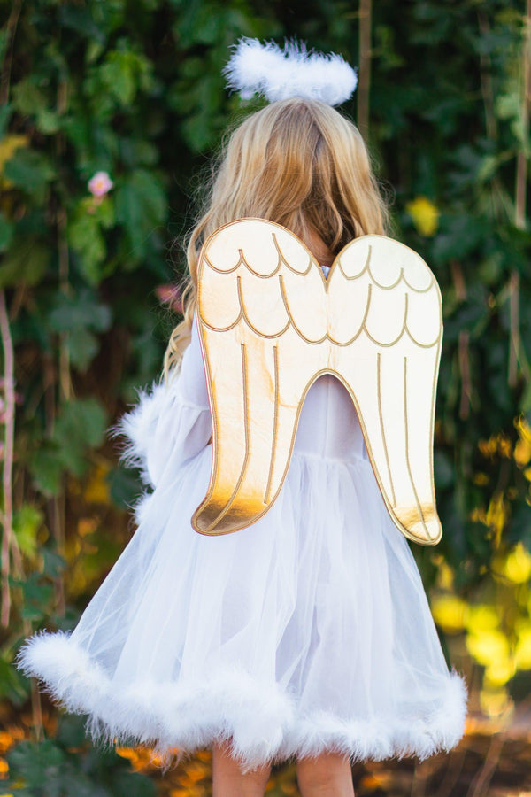 Angel Costume - 4 Piece Set - Sparkle in Pink