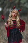 Devil Costume - 4 Piece Set - Sparkle in Pink