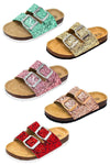 Birkley Glitter Sandals - MANY COLORS! - Sparkle in Pink