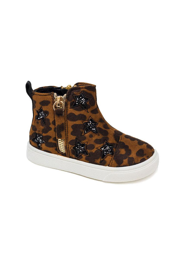 Patterned Sneaker Booties - MANY COLORS! - Sparkle in Pink