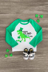 "Happy St. Pat-Rex Day" Top - Sparkle in Pink
