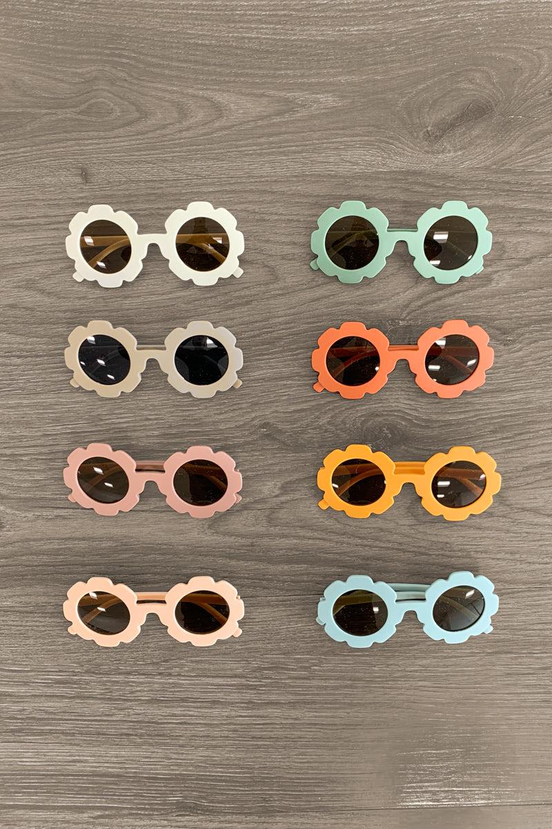 Flower Sunnies - Many Colors! - Sparkle in Pink