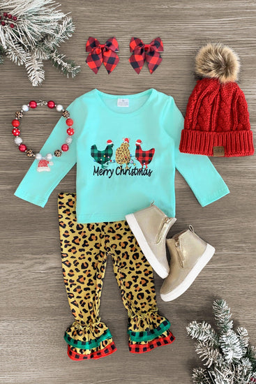 Christmas discount chicken pajamas