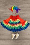 Rainbow Parrot Costume - 3 Piece Set - Sparkle in Pink