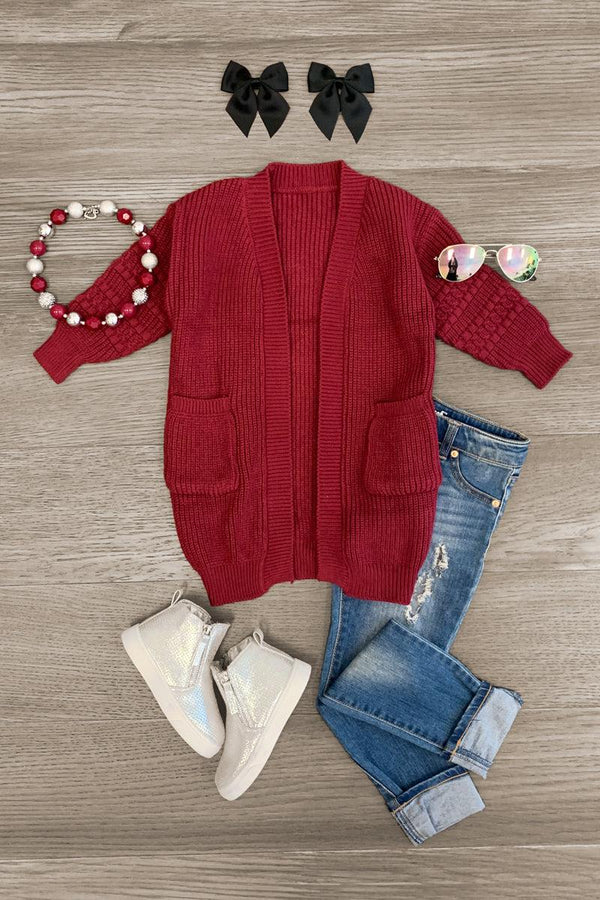 Cardigan Sweater - Many Colors! - Sparkle in Pink