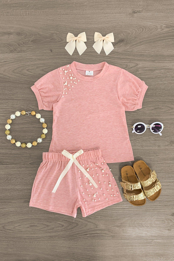 Pink Pearl Short Set - Sparkle in Pink
