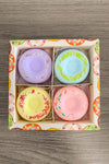 Donut Bath Bomb - Set of 4 - Sparkle in Pink