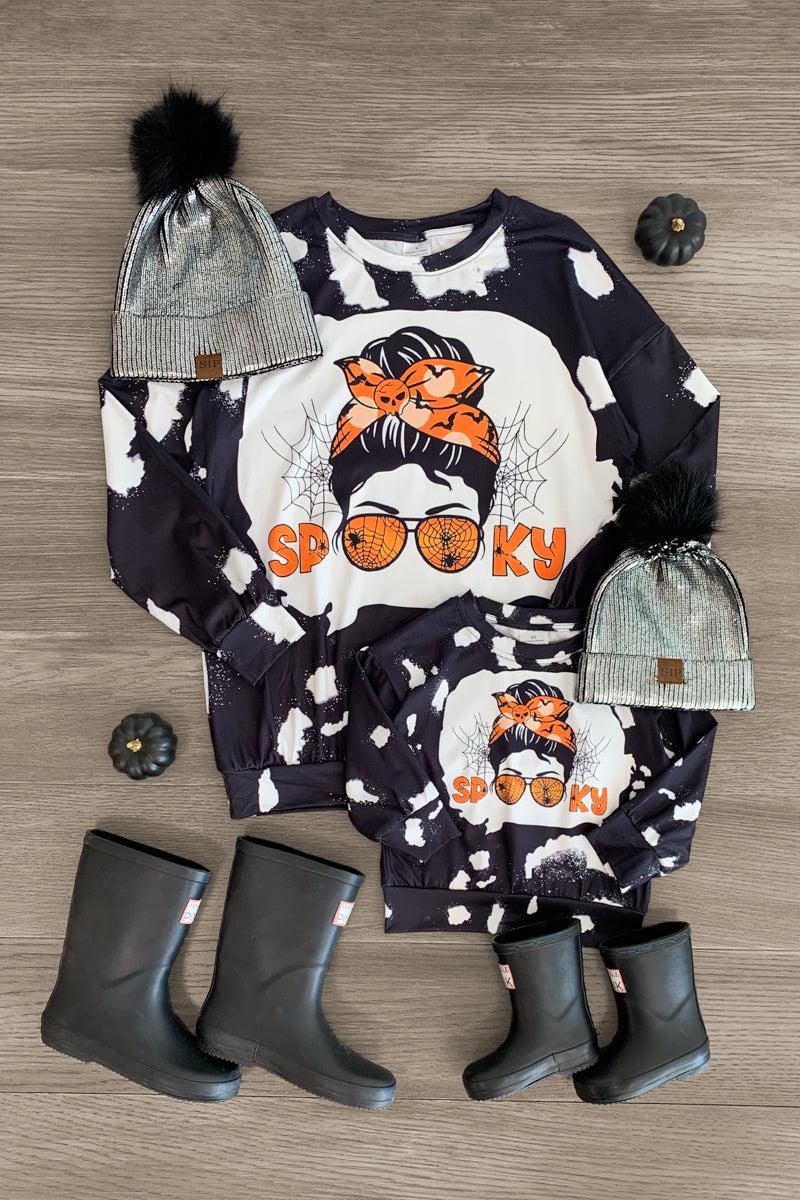 Mom & Me - "Spooky" Sunglasses Top - Sparkle in Pink