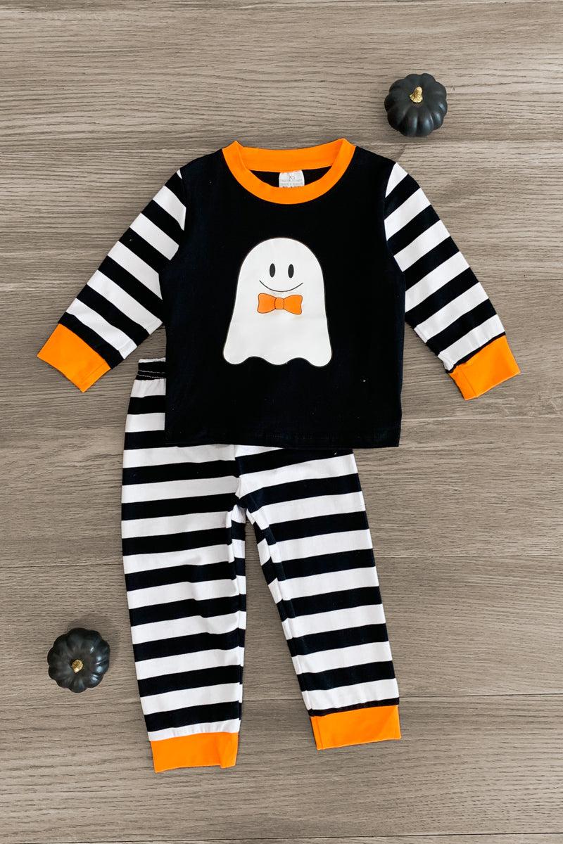 Handsome Ghost Striped Pajama Set | Sparkle In Pink