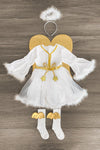 Angel Costume - 4 Piece Set - Sparkle in Pink