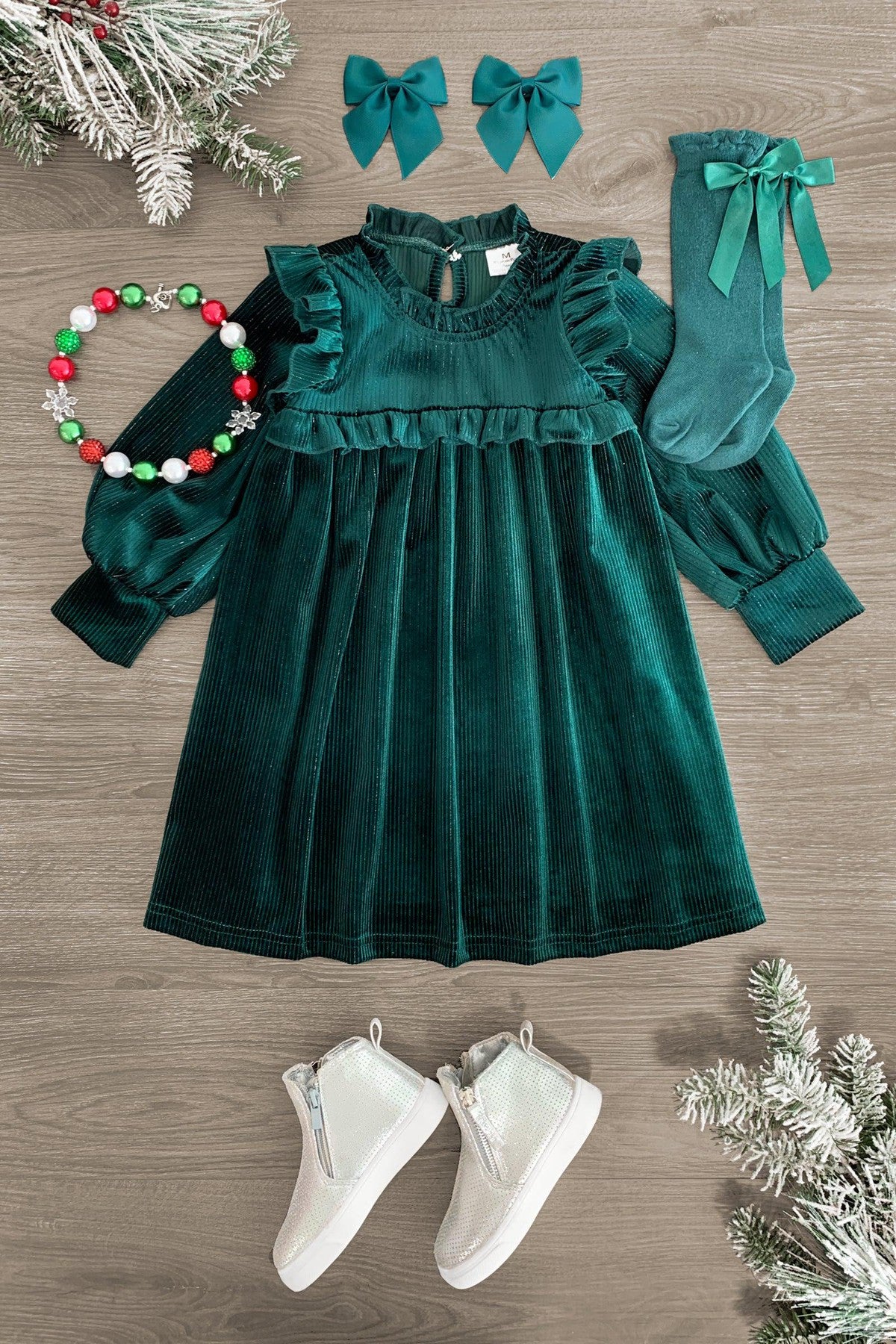 Velvet baby outlet frock design