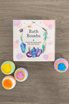 Crystal Bath Bomb - Set of 4 - Sparkle in Pink