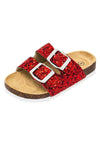 Birkley Glitter Sandals - MANY COLORS! - Sparkle in Pink