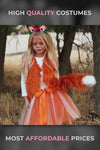 Fuzzy Fox Costume - 4 Piece Set