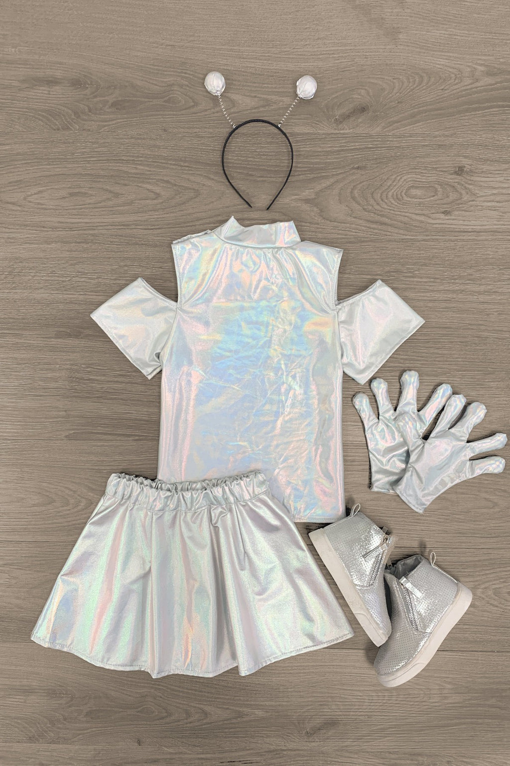 Alien Costume - 4 Piece Set - Sparkle in Pink