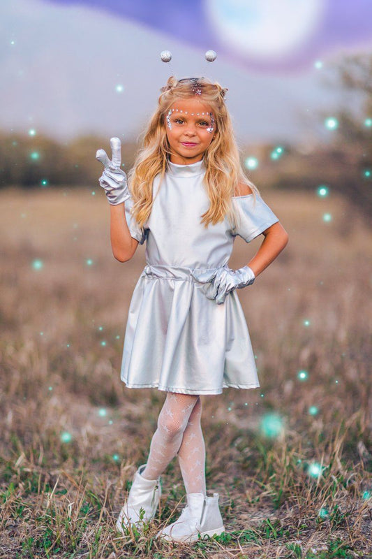 Alien Costume - 4 Piece Set - Sparkle in Pink