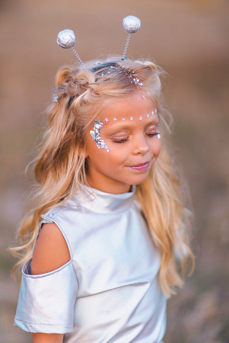 Alien Costume - 4 Piece Set - Sparkle in Pink