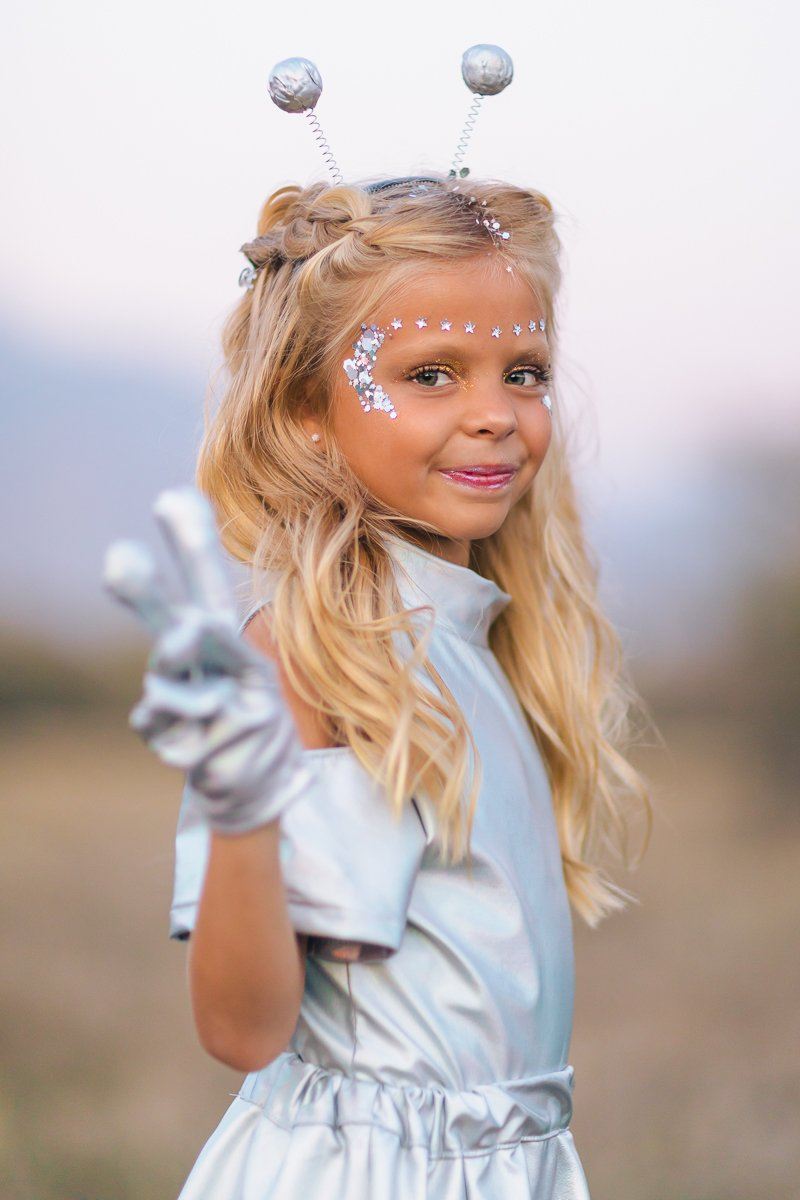 Alien Costume - 4 Piece Set - Sparkle in Pink