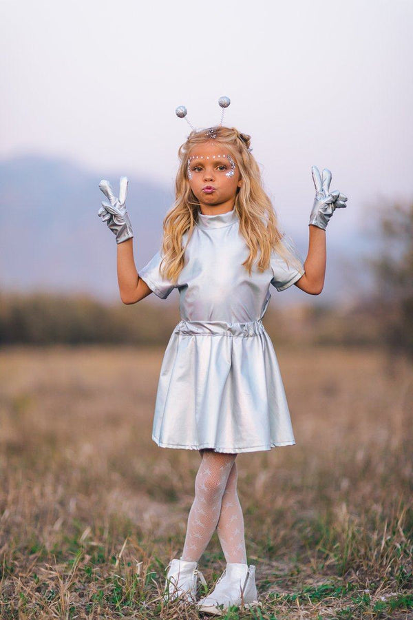 Alien Costume - 4 Piece Set - Sparkle in Pink
