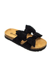 Birkley Double Bow Sandals - MANY COLORS! - Sparkle in Pink
