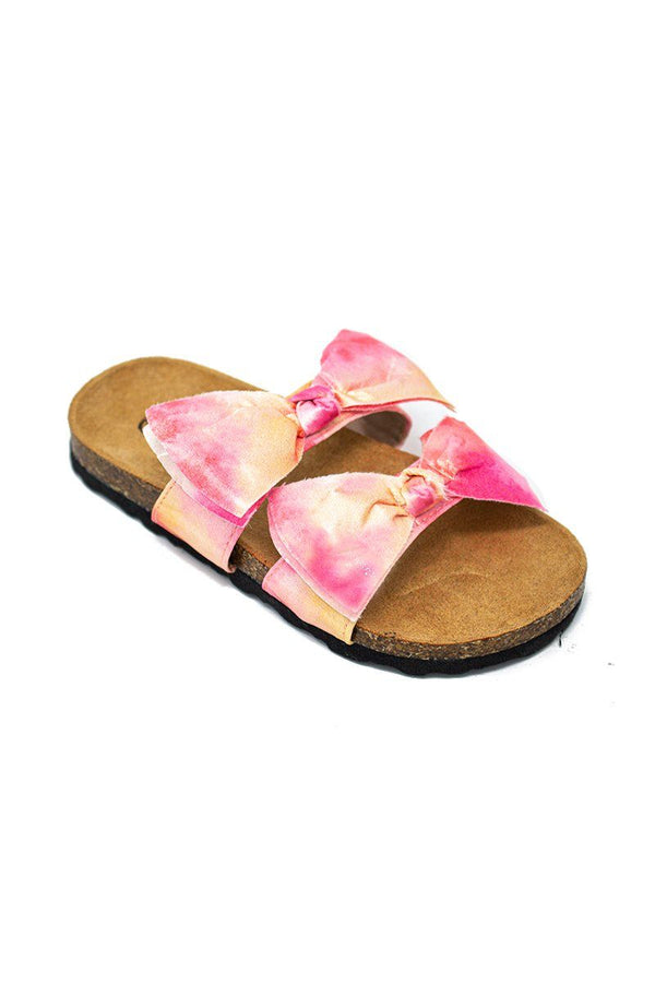 Birkley Double Bow Sandals - MANY COLORS! - Sparkle in Pink
