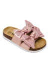 Birkley Metallic Double Bow Sandals - MANY COLORS! - Sparkle in Pink