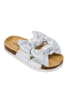 Birkley Metallic Double Bow Sandals - MANY COLORS! - Sparkle in Pink