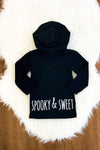 Black Cat Orange Plaid Hoodie Set - Sparkle in Pink