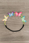 Butterfly Braided Headband - Sparkle in Pink
