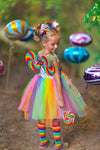 Candyland Princess Costume - 2 Piece Set - Sparkle in Pink