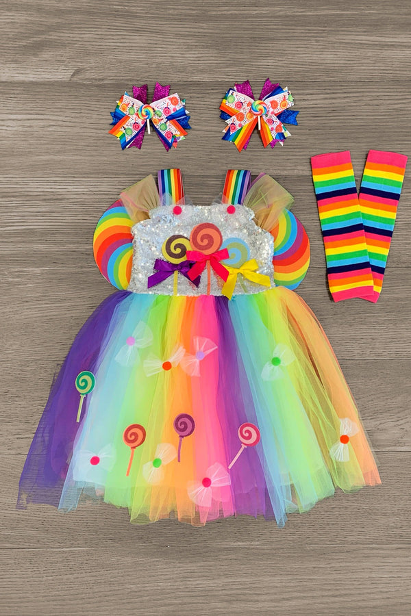 Candyland Princess Costume - 2 Piece Set - Sparkle in Pink