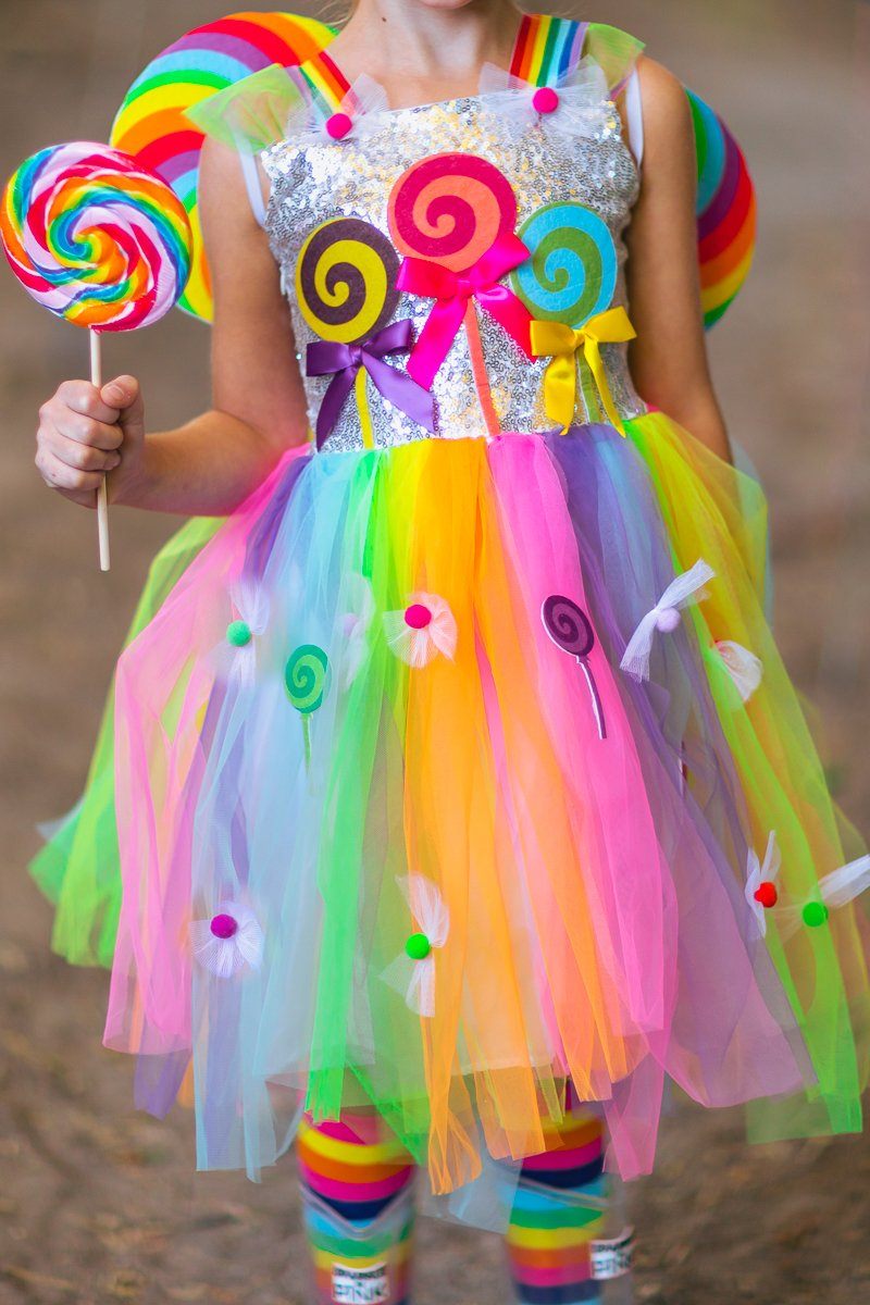 Candyland Princess Costume - 2 Piece Set - Sparkle in Pink