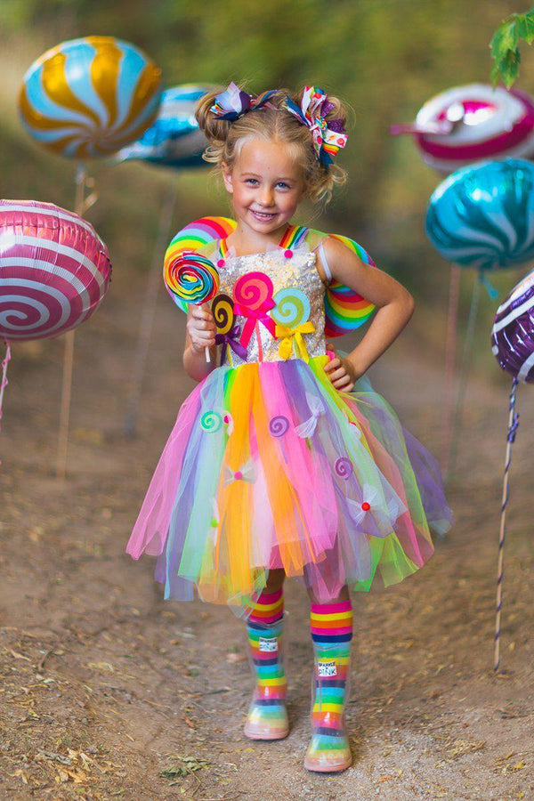 halloween costumes pink dress Candyland Princess Costume