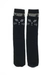Cat Knee High Socks - Black or White - Sparkle in Pink