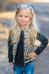 Cheetah Bomber Jacket - Sparkle in Pink