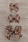 Cheetah Bows - Sparkle in Pink