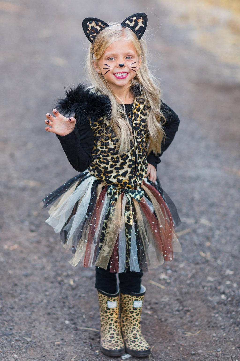 Cheetah Costume Set - Sparkle in Pink